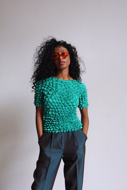 1990s Green Bubble Top