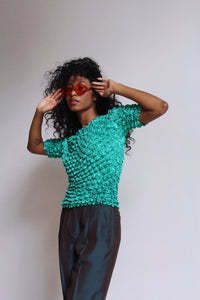 1990s Green Bubble Top