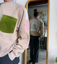 Load image into Gallery viewer, Puppy Love Patchwork Sweater