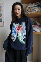 Load image into Gallery viewer, Sparrow &amp; Rose Sacred Scrap Collage Sweater