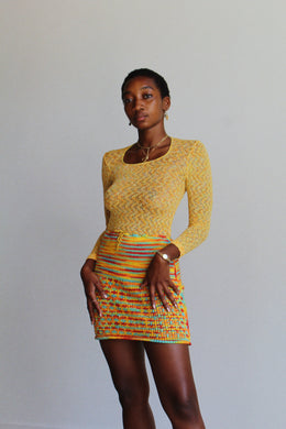 1970s Tangerine Bodysuit