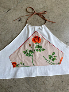 Hankie Halter Top - Made to Order Fire Rose