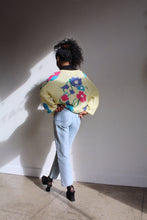 Load image into Gallery viewer, Yellow Floral Knit Sweater