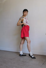 Load image into Gallery viewer, Magenta Cotton Wrestling Shorts