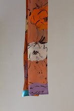 Load image into Gallery viewer, 1970s Pastel Abstract Print Silk Sash