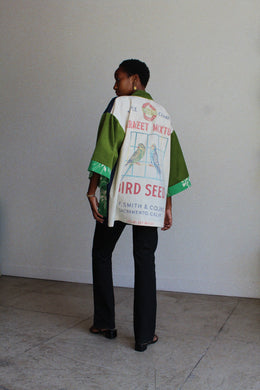 Love Birds Color Block Jacket