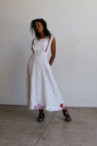 Happy Day Antique Linen Patchwork Dress