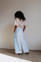 Load image into Gallery viewer, Baby Blue Bandana Print Trousers
