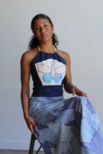 Load image into Gallery viewer, Spread Your Wings Halter Top Blue