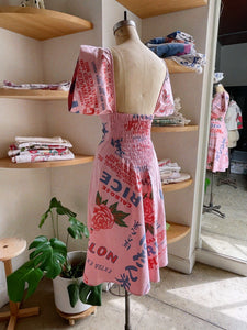 MADE TO ORDER: Kokuho Rose Pagoda Dress