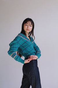 1980s Turquoise Woolrich Cardigan
