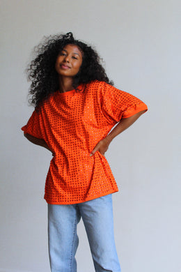 1980s Red Sequined Tee