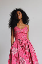 Load image into Gallery viewer, 1970s Pink Batik Sundress