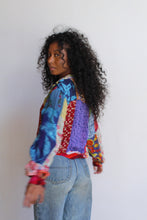 Load image into Gallery viewer, 1990s Nature Print Patchwork Blouse