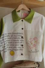 Load image into Gallery viewer, Happy Day Long Sleeve Crop Top