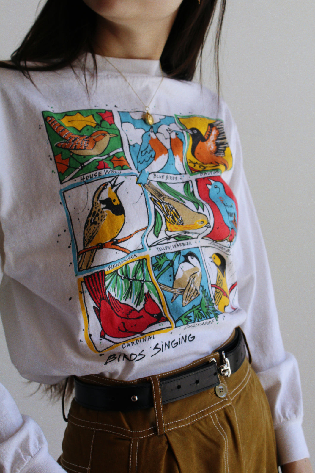 Birds Singing Long Sleeve Tee