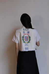 Spread Your Wings Antique Patchwork Crop Top