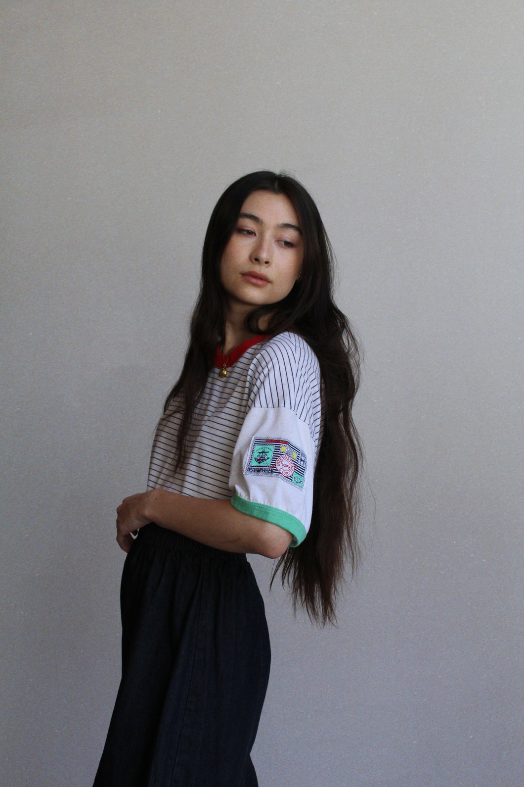 1980s International Club Color Block Tee