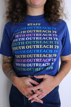 Load image into Gallery viewer, 1979 Staff Youth Outreach Navy Blue Tee