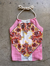 Load image into Gallery viewer, Hankie Halter Top Pink Gauze - Brown Rose | 2XL
