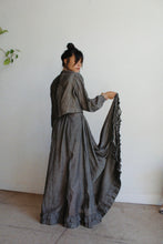 Load image into Gallery viewer, Victorian Grey Pinstripe Dress Set