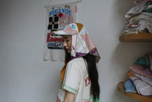 Load image into Gallery viewer, Floral Quilt Top Patchwork Bonnet
