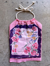 Load image into Gallery viewer, Hankie Halter Top Pink Gauze - Carnations | Large
