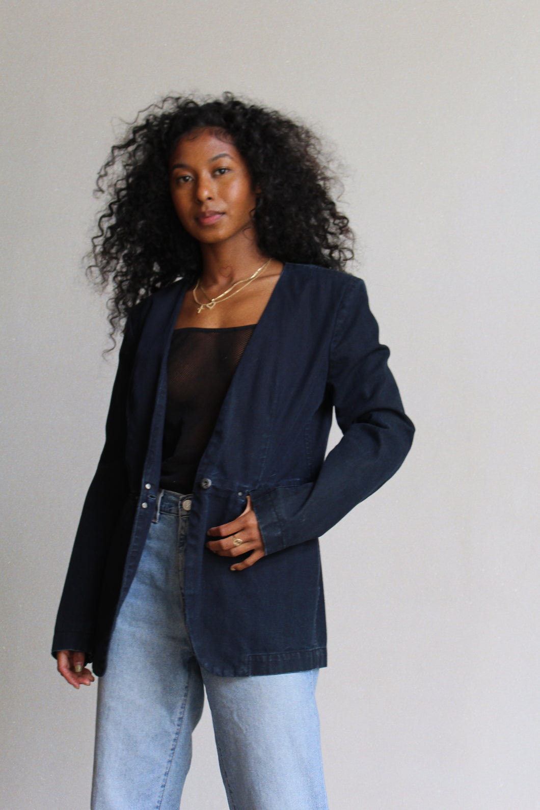 1990s Minimalist Blazer by Diesel