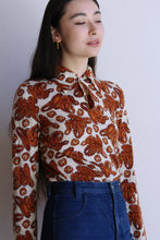 Load image into Gallery viewer, 1970s Knit Paisley Top