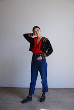 Load image into Gallery viewer, 1980s Black Beaded Bolero Jacket