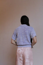 Load image into Gallery viewer, 1980s Periwinkle Space Dye Nubby Knit Sweater