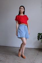 Load image into Gallery viewer, Red Floral Cutout Blouse