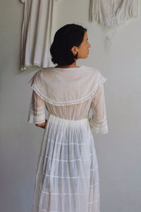 Antique Edwardian Sheer Lawn Dress