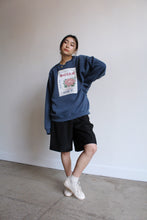 Load image into Gallery viewer, Botan Raglan Sweatshirt Blue Grey