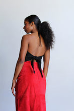 Load image into Gallery viewer, 1980s Red Suede Pencil Skirt