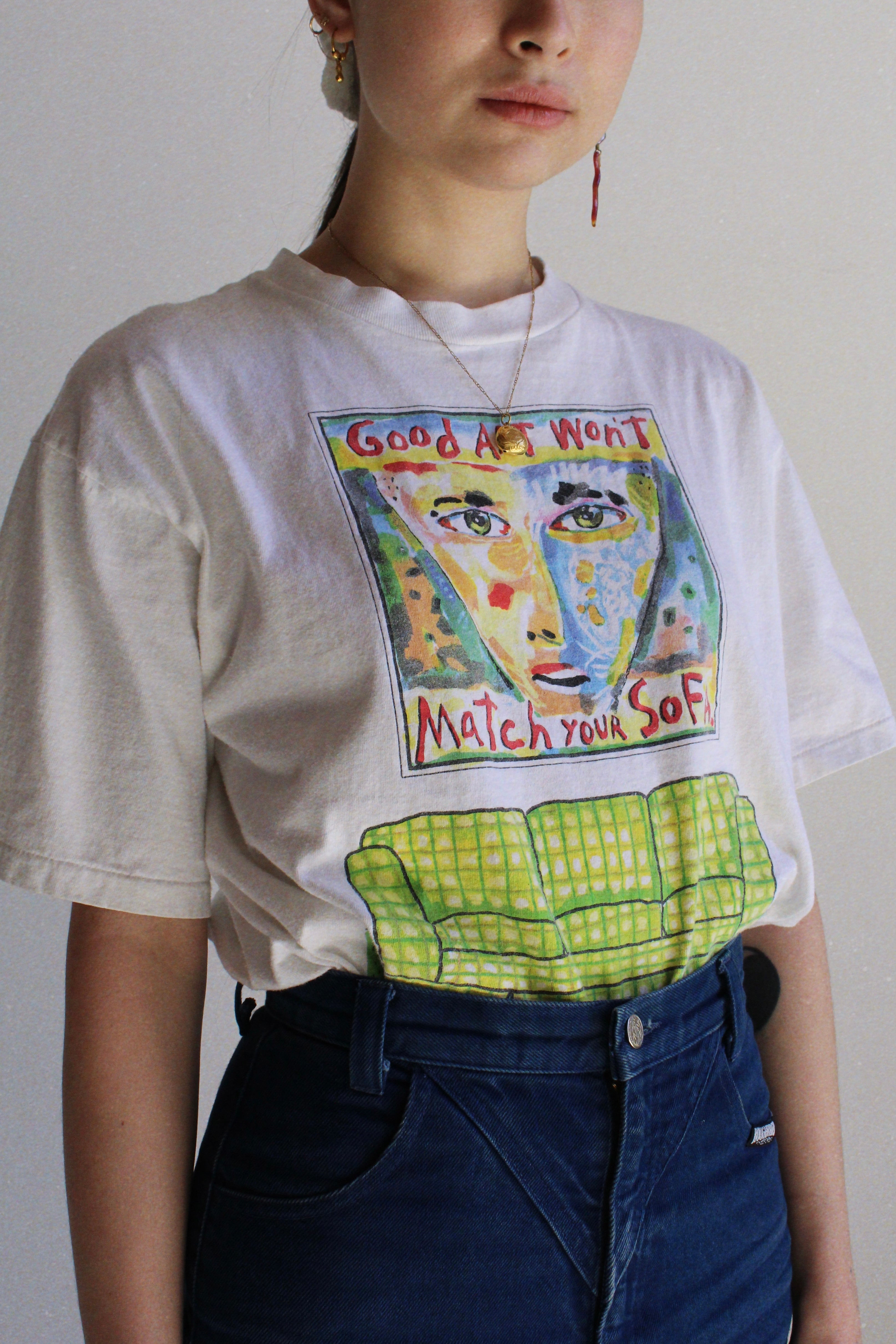 90s Fred Babb アートTee Vintage 90s Fred Babb Promo Art T-shirt Tee Size M 20.5*28 inch | eBay