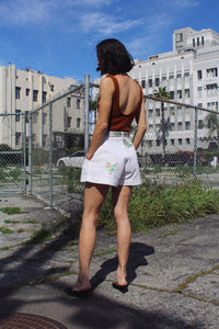 Patchwork Heart Shorts & Belt
