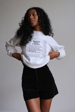 1980s Classified Ad Raglan Sweatshirt