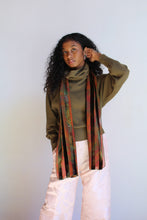 Load image into Gallery viewer, Silk Velvet Burnout Neck Scarf