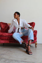 Load image into Gallery viewer, 1980s Eyelet Cropped Blouse