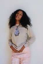 Load image into Gallery viewer, Extra Fancy Long Sleeve Taupe Tee