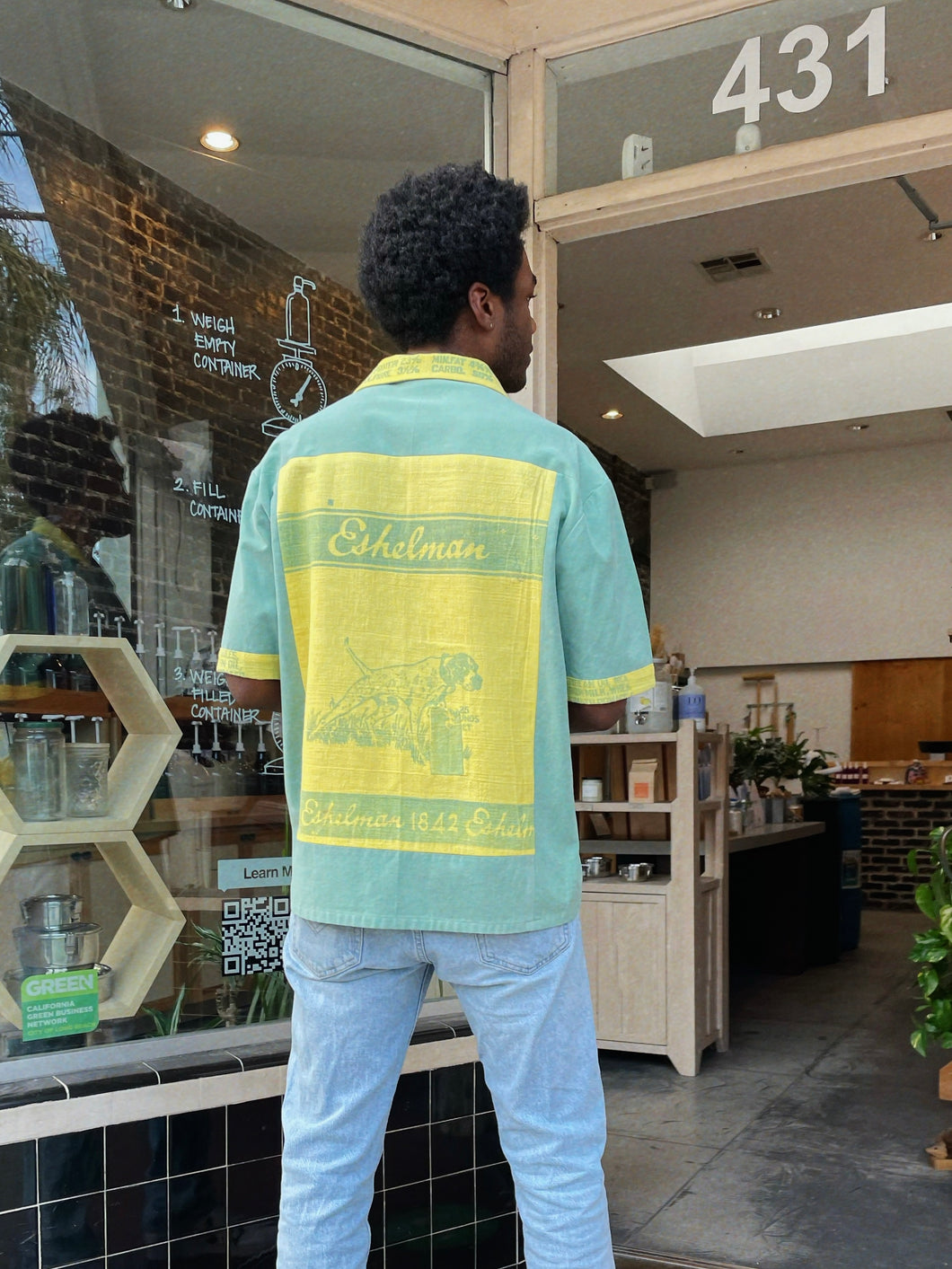 Eshelman Sage Button Up