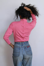 Load image into Gallery viewer, 1980s Pink Turtleneck Blouse