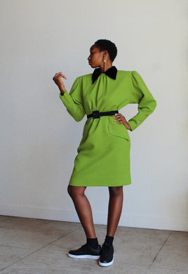 1980s Oscar de la Renta Dress