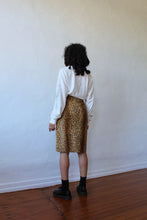 Load image into Gallery viewer, 1990s Jean Colonna Faux Leopard Print Pencil Skirt