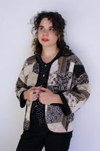 Load image into Gallery viewer, 1990s Cotton Patchwork Home Sewn Open Jacket