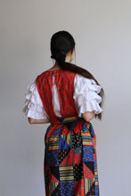 Load image into Gallery viewer, 1970s Patchwork Pinafore Wrap Dress