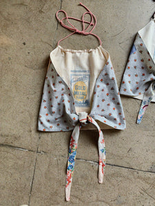 Flour Sack Reversible Halter Tops