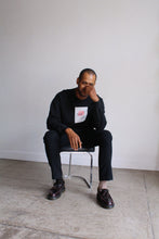 Load image into Gallery viewer, Primary Rose Black Raglan Sweatshirt | XXL