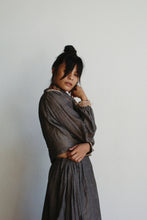 Load image into Gallery viewer, Victorian Grey Pinstripe Dress Set